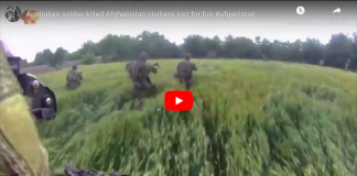 Afghanistan Un soldat australien exécute un jeune musulman à bout portant VIDEO