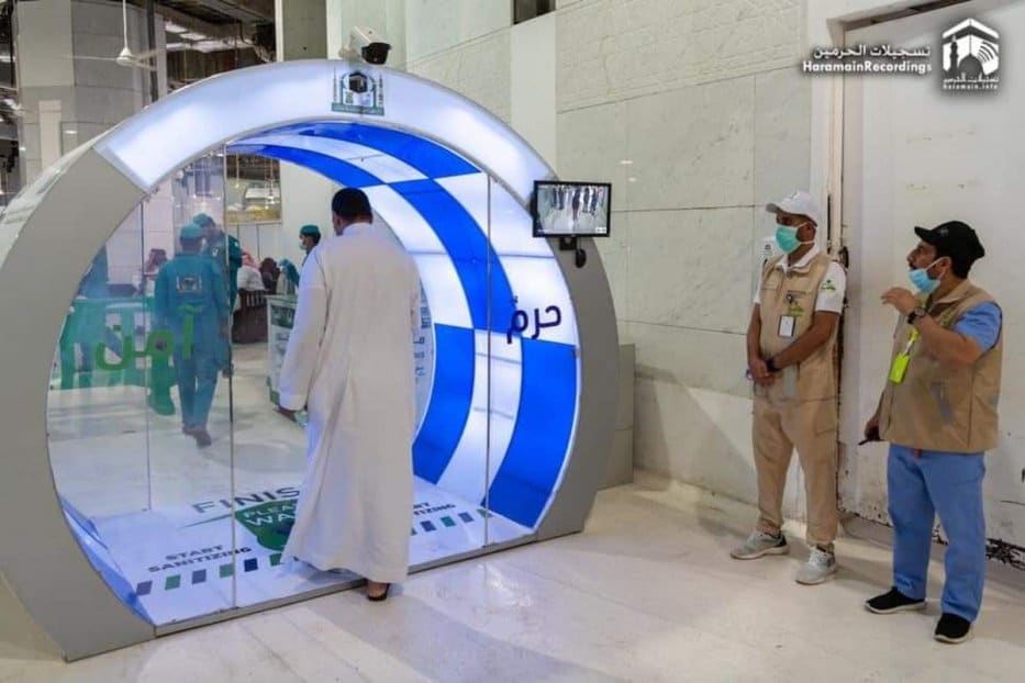Coronavirus - l’Arabie saoudite installe des portes de stérilisation à La Mecque et à Médine3