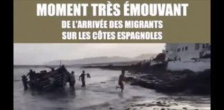 Espagne : Des migrants et leurs enfants arrivent sur les côtes et remercient Allah - VIDEO