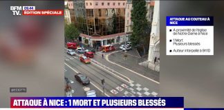 Nice - une attaque au couteau fait un mort et plusieurs blessés