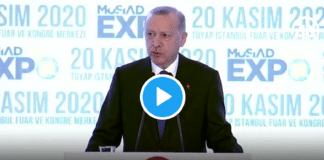 "Nous ne nous voyons pas autre part qu'en Europe" déclare Erdogan