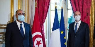 Jean Castex reçoit le Premier ministre tunisien, Hichem Mechichi