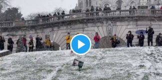 Neige à Paris : des vidéos insolites de skieurs sur les allées de Montmartre