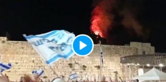 Les colons israéliens célèbrent un gigantesque incendie près de la mosquée Al-Asqa - VIDEO