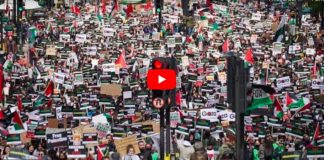 Londres la plus grande mobilisation en solidarité avec les Palestiniens rassemble près de 200 000 personnes - VIDEO