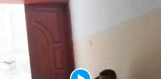 Une famille palestinienne prie Allah dans leur maison avant de se faire bombarder - VIDEO