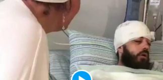 « Ne pars pas » une mère palestinienne au chevet de son fils qui a reçu une balle israélienne dans la tête - VIDEO