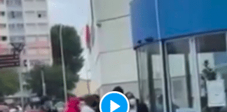 Drancy une femme sans Pass sanitaire expulsée d’un supermarché s’en prend aux vigiles - VIDEO