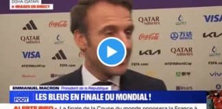 Emmanuel Macron « Didier Deschamps est là avec sa Baraka » - VIDEO